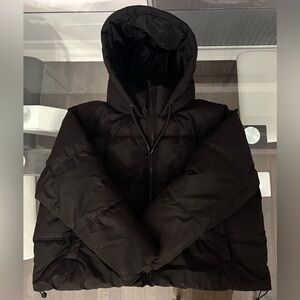 ZARA-Women’s Black Winter Puffer Jacket